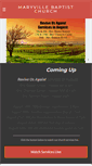 Mobile Screenshot of maryvillebaptist.com